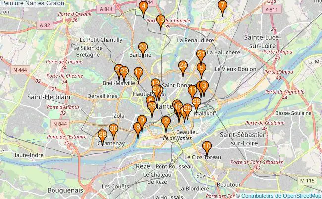 plan Peinture Nantes Associations peinture Nantes : 52 associations