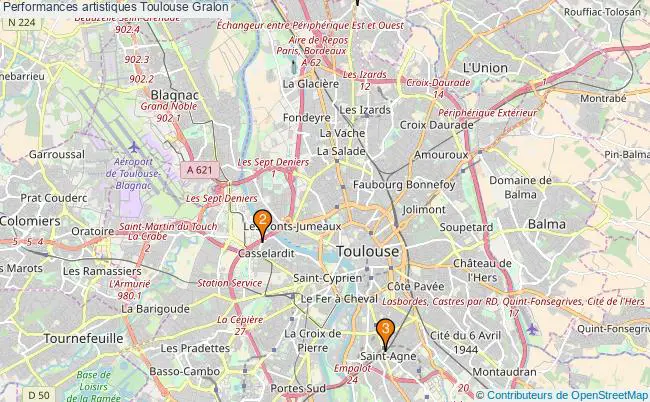 plan Performances artistiques Toulouse Associations performances artistiques Toulouse : 7 associations
