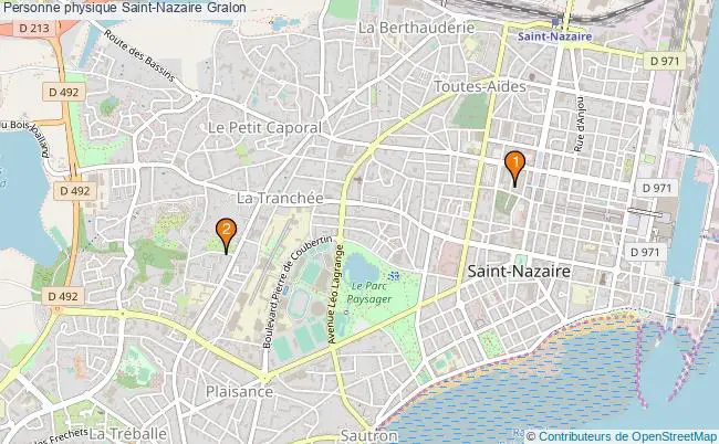 plan Personne physique Saint-Nazaire Associations personne physique Saint-Nazaire : 3 associations