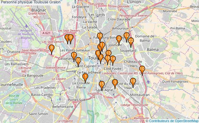 plan Personne physique Toulouse Associations personne physique Toulouse : 25 associations