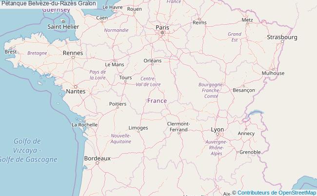 plan Pétanque Belvèze-du-Razès Associations pétanque Belvèze-du-Razès : 2 associations