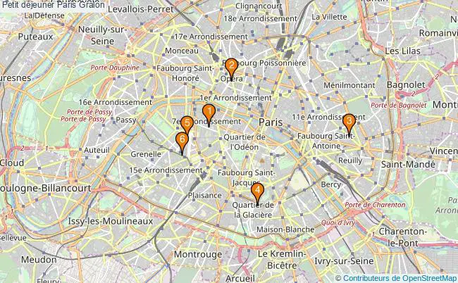plan Petit déjeuner Paris Associations petit déjeuner Paris : 7 associations