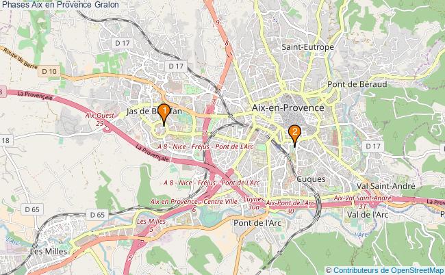 plan Phases Aix en Provence Associations Phases Aix en Provence : 3 associations