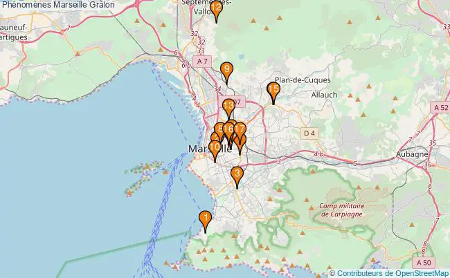 plan Phénomènes Marseille Associations Phénomènes Marseille : 19 associations