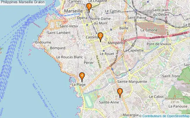 plan Philippines Marseille Associations Philippines Marseille : 4 associations