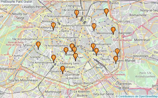 plan Philosophe Paris Associations philosophe Paris : 20 associations