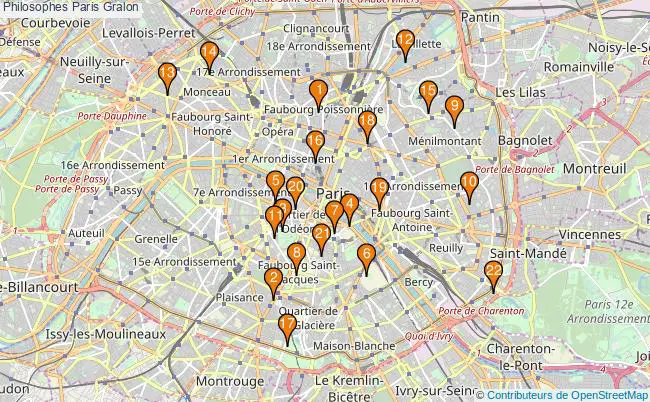 plan Philosophes Paris Associations philosophes Paris : 28 associations