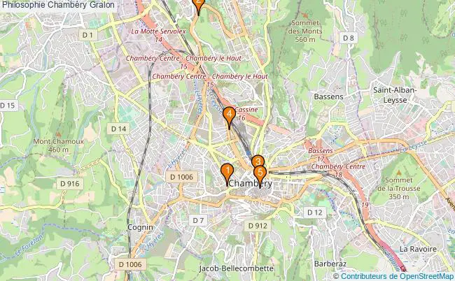plan Philosophie Chambéry Associations philosophie Chambéry : 5 associations