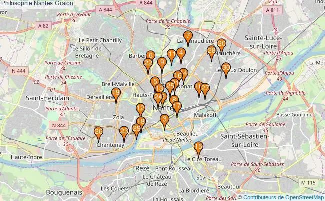 plan Philosophie Nantes Associations philosophie Nantes : 33 associations