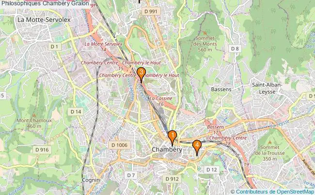 plan Philosophiques Chambéry Associations Philosophiques Chambéry : 4 associations