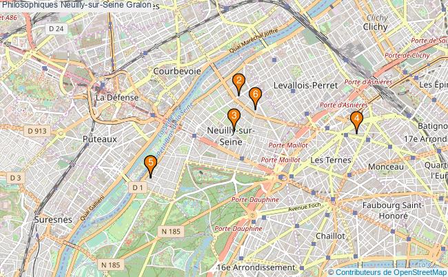 plan Philosophiques Neuilly-sur-Seine Associations Philosophiques Neuilly-sur-Seine : 6 associations