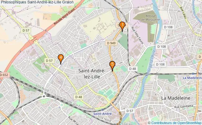 plan Philosophiques Saint-André-lez-Lille Associations Philosophiques Saint-André-lez-Lille : 5 associations