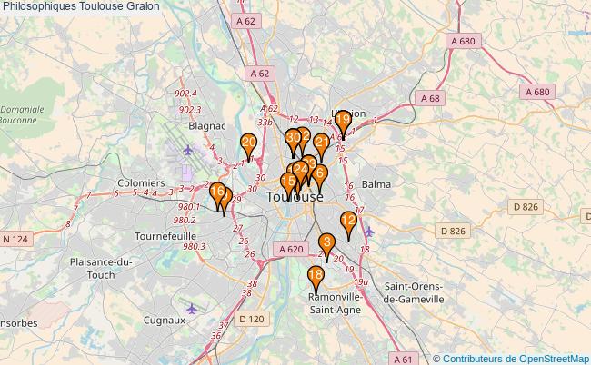 plan Philosophiques Toulouse Associations Philosophiques Toulouse : 60 associations