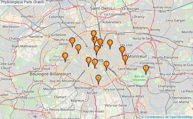 plan Physiologique Paris Associations physiologique Paris : 14 associations