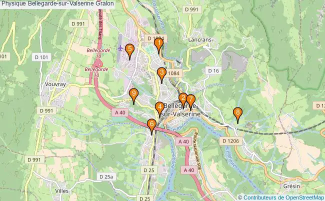 plan Physique Bellegarde-sur-Valserine Associations physique Bellegarde-sur-Valserine : 11 associations