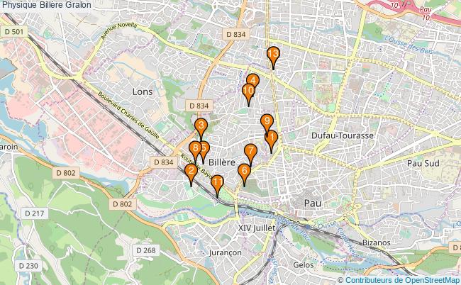 plan Physique Billère Associations physique Billère : 12 associations