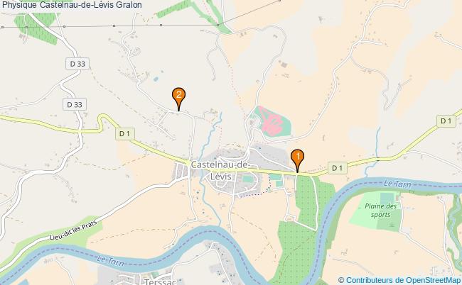 plan Physique Castelnau-de-Lévis Associations physique Castelnau-de-Lévis : 3 associations