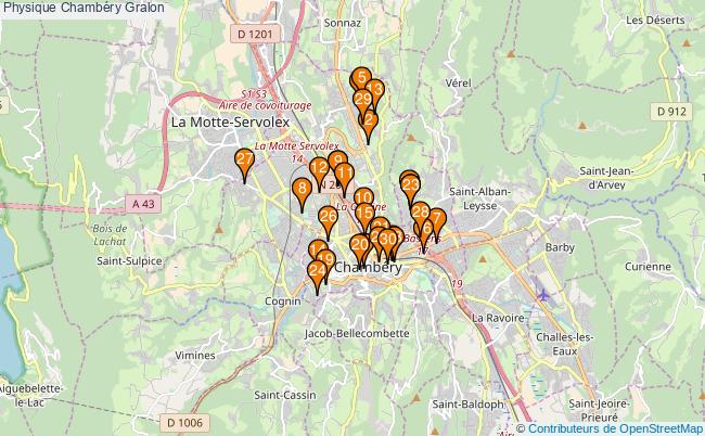 plan Physique Chambéry Associations physique Chambéry : 58 associations