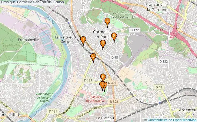 plan Physique Cormeilles-en-Parisis Associations physique Cormeilles-en-Parisis : 14 associations