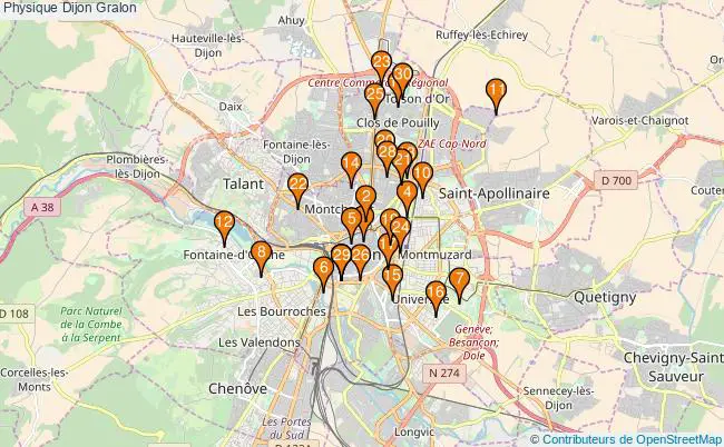 plan Physique Dijon Associations physique Dijon : 93 associations