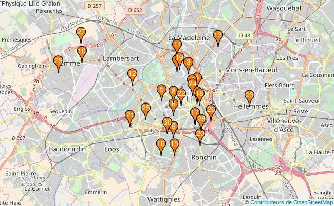 plan Physique Lille Associations physique Lille : 164 associations