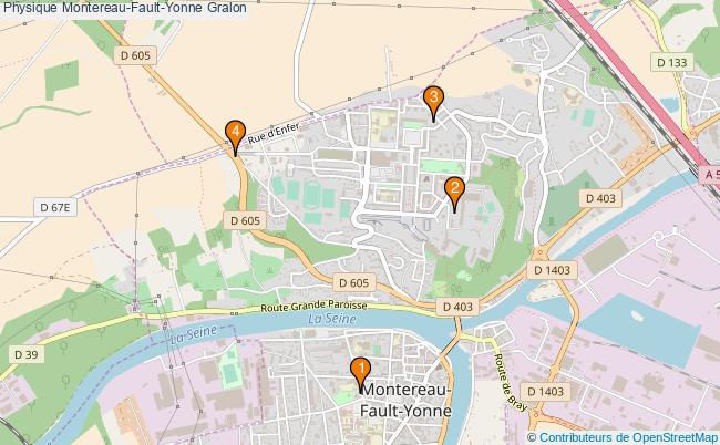 plan Physique Montereau-Fault-Yonne Associations physique Montereau-Fault-Yonne : 10 associations