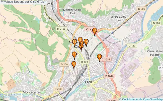 plan Physique Nogent-sur-Oise Associations physique Nogent-sur-Oise : 19 associations