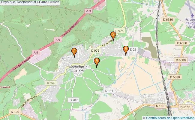 plan Physique Rochefort-du-Gard Associations physique Rochefort-du-Gard : 7 associations