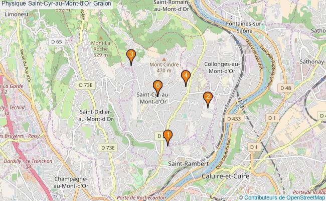 plan Physique Saint-Cyr-au-Mont-d'Or Associations physique Saint-Cyr-au-Mont-d'Or : 7 associations