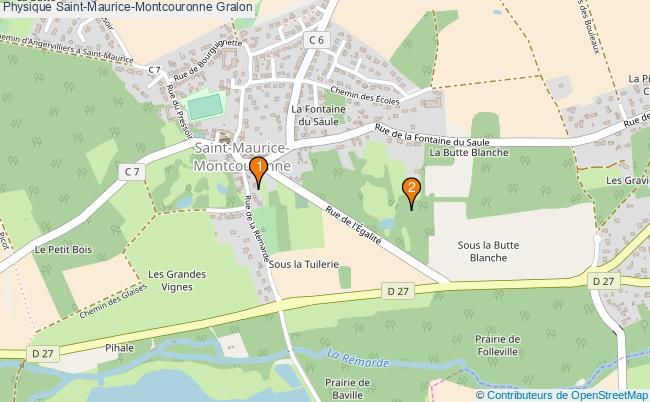 plan Physique Saint-Maurice-Montcouronne Associations physique Saint-Maurice-Montcouronne : 2 associations