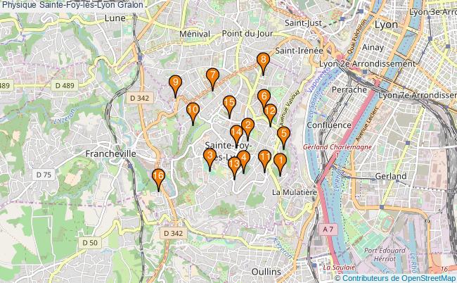 plan Physique Sainte-Foy-lès-Lyon Associations physique Sainte-Foy-lès-Lyon : 16 associations