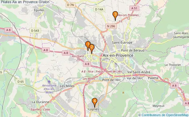 plan Pilates Aix en Provence Associations Pilates Aix en Provence : 7 associations