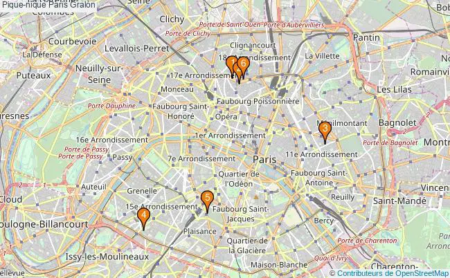 plan Pique-nique Paris Associations pique-nique Paris : 6 associations