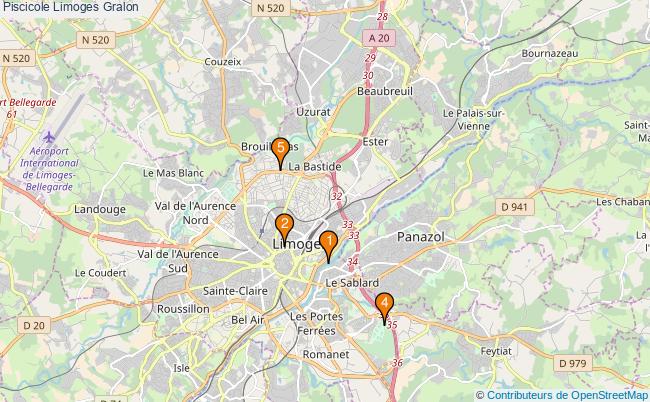plan Piscicole Limoges Associations piscicole Limoges : 6 associations