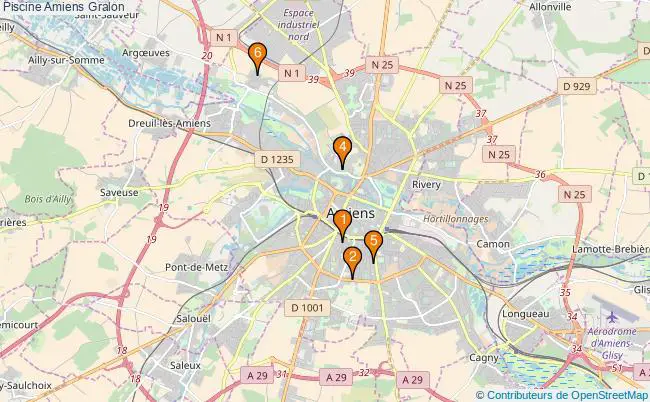 plan Piscine Amiens Associations Piscine Amiens : 5 associations