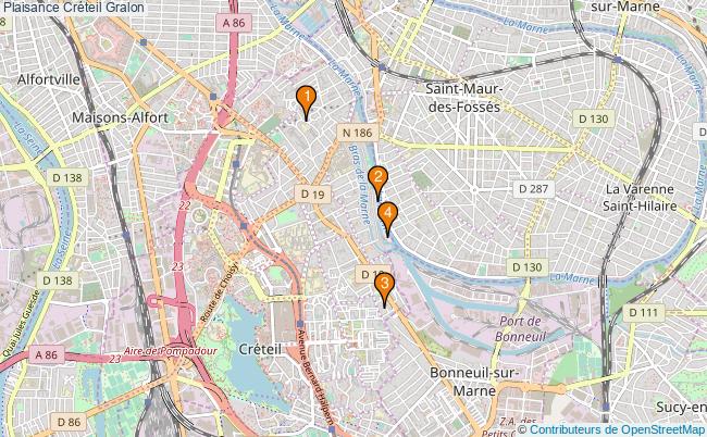 plan Plaisance Créteil Associations plaisance Créteil : 5 associations