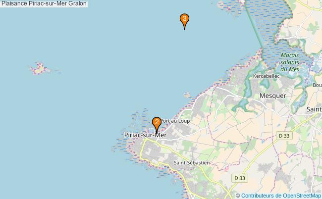 plan Plaisance Piriac-sur-Mer Associations plaisance Piriac-sur-Mer : 3 associations
