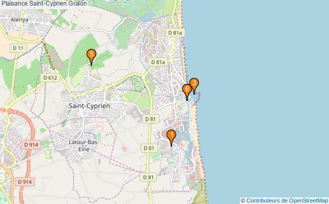 plan Plaisance Saint-Cyprien Associations plaisance Saint-Cyprien : 5 associations