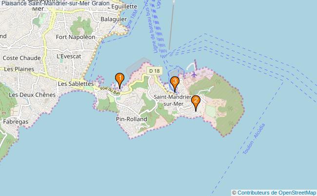 plan Plaisance Saint-Mandrier-sur-Mer Associations plaisance Saint-Mandrier-sur-Mer : 4 associations