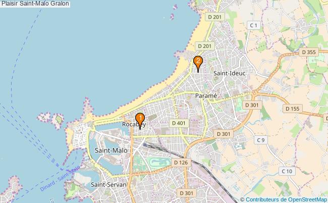 plan Plaisir Saint-Malo Associations Plaisir Saint-Malo : 3 associations
