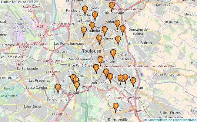 plan Plaisir Toulouse Associations Plaisir Toulouse : 34 associations