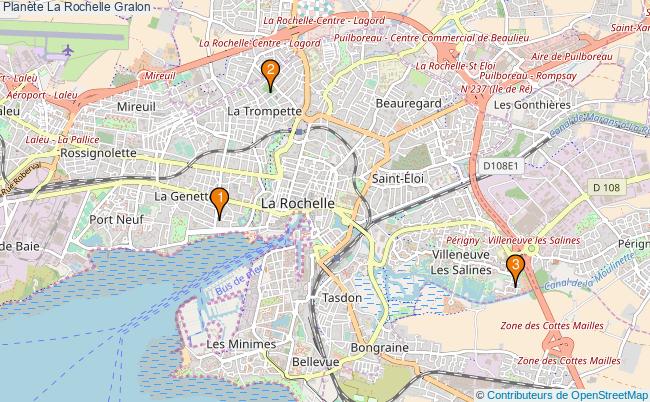 plan Planète La Rochelle Associations Planète La Rochelle : 3 associations
