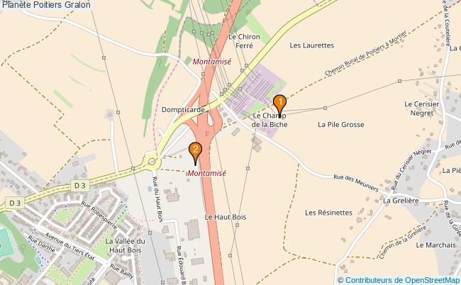 plan Planète Poitiers Associations Planète Poitiers : 4 associations