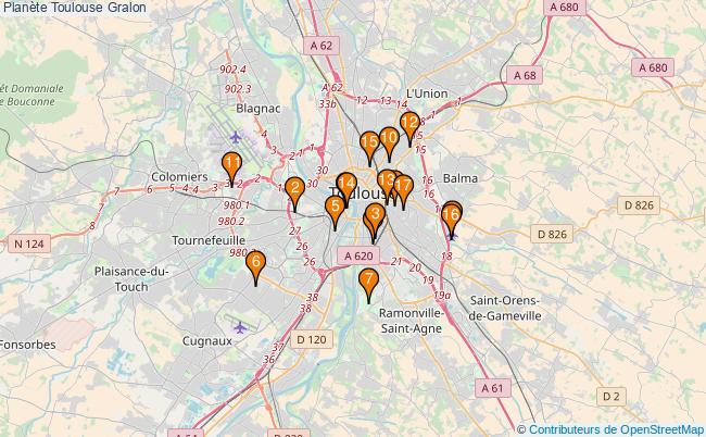 plan Planète Toulouse Associations Planète Toulouse : 21 associations