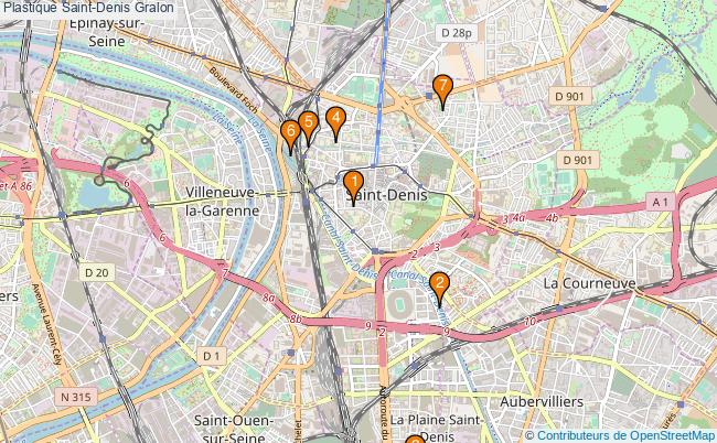 plan Plastique Saint-Denis Associations plastique Saint-Denis : 10 associations