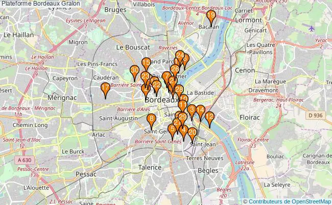 plan Plateforme Bordeaux Associations Plateforme Bordeaux : 35 associations
