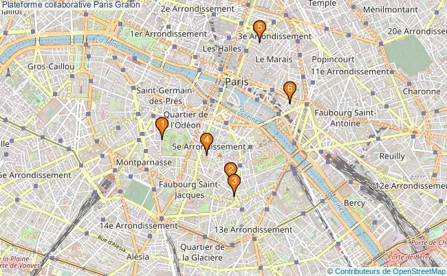 plan Plateforme collaborative Paris Associations plateforme collaborative Paris : 7 associations