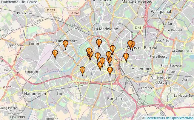 plan Plateforme Lille Associations Plateforme Lille : 17 associations