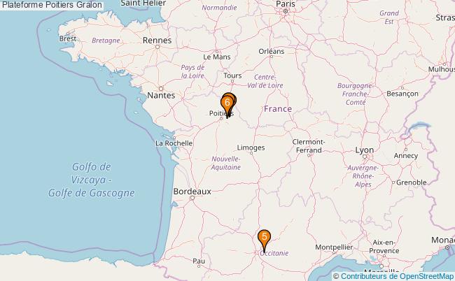 plan Plateforme Poitiers Associations Plateforme Poitiers : 5 associations