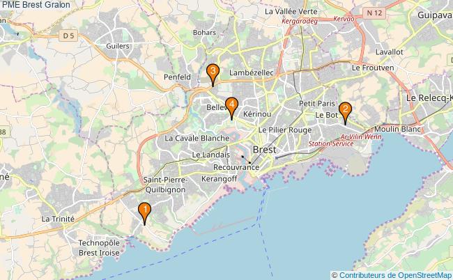 plan PME Brest Associations PME Brest : 4 associations